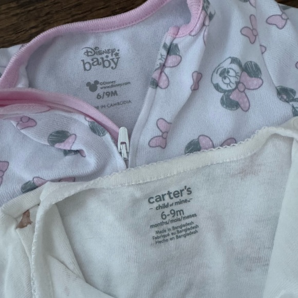 6-9 Month Baby Girl Bodysuit and Footies Bundle - Picture 5 of 5